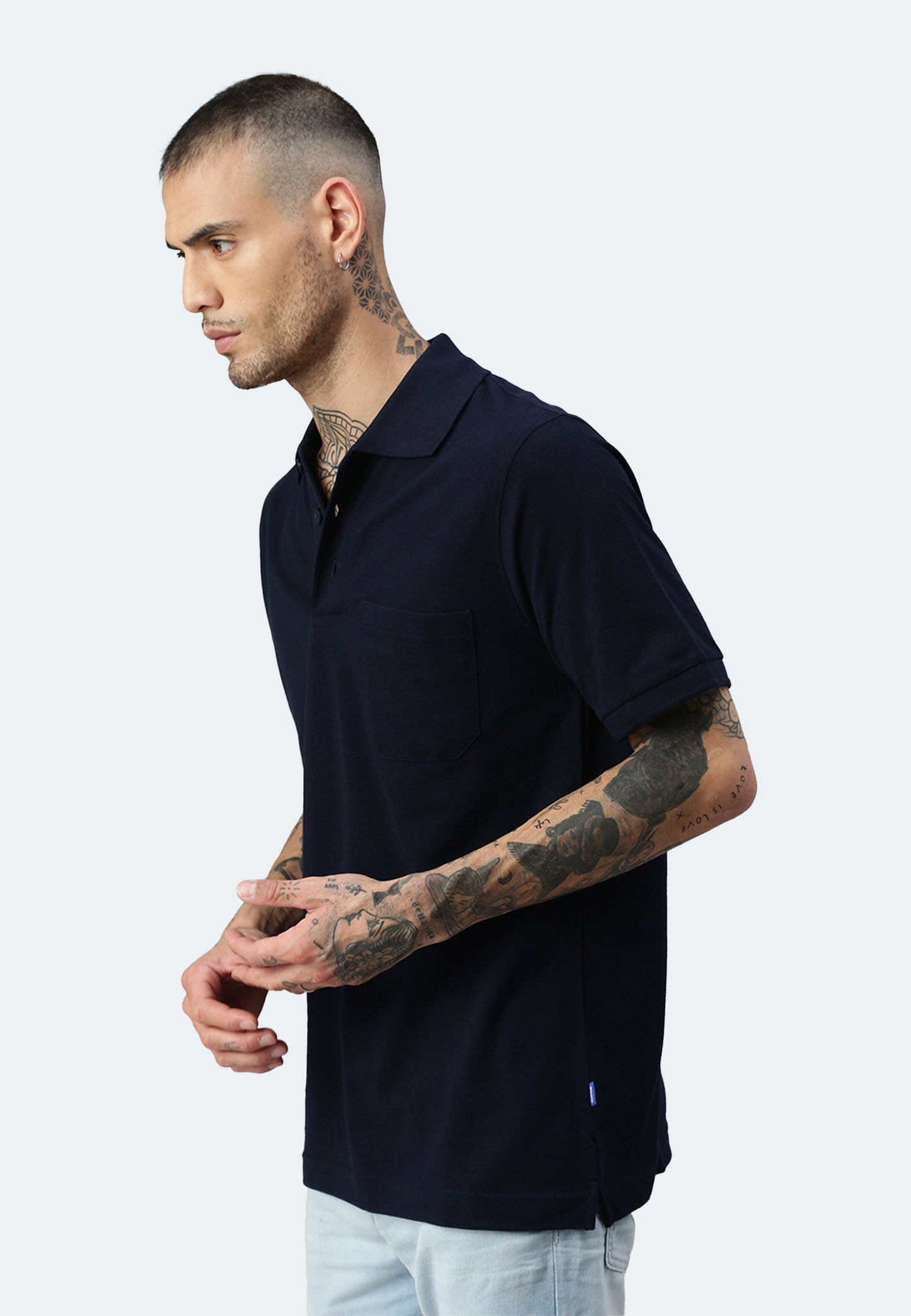 Switcher pocket polo whale color/20 navy