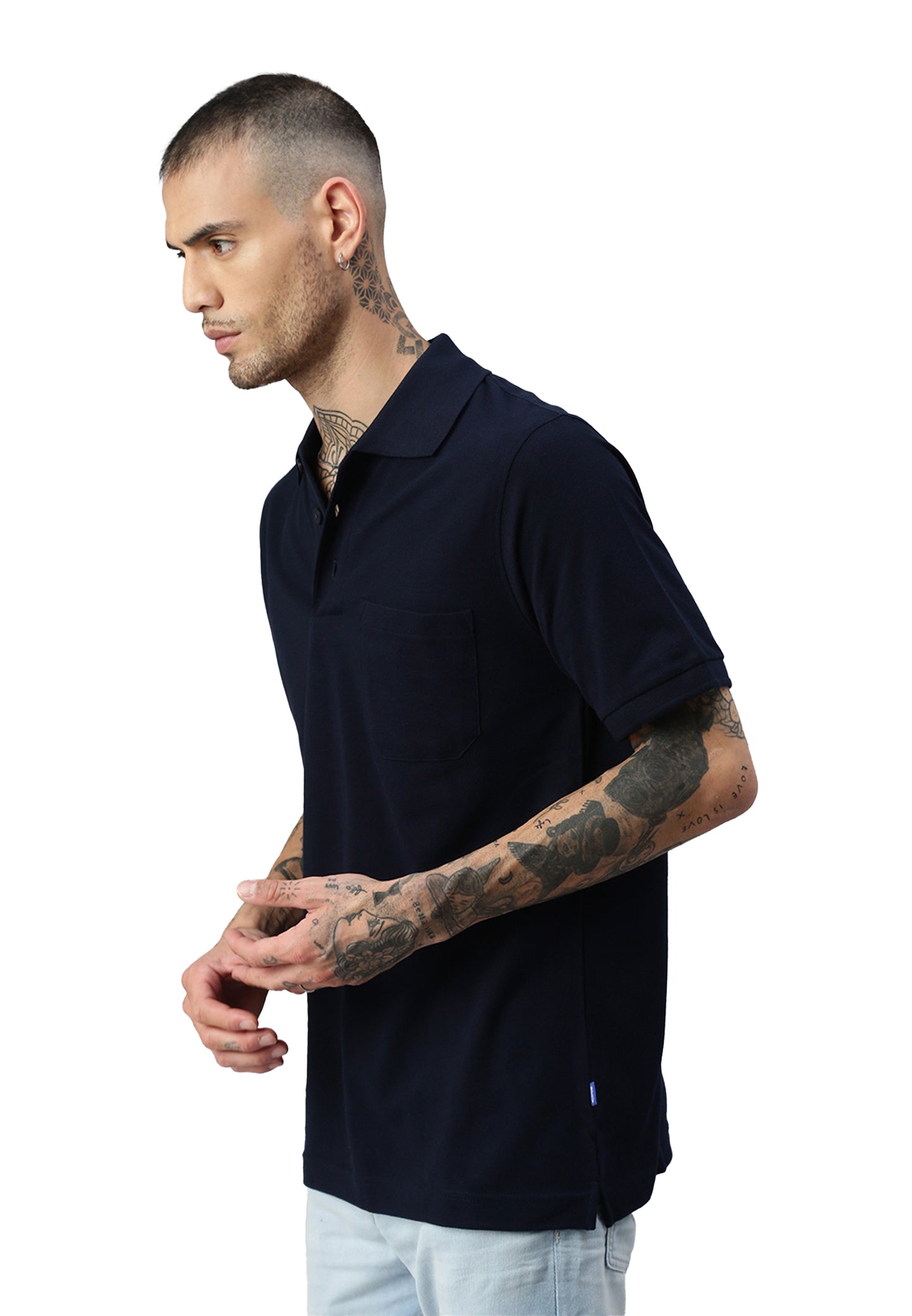 Switcher pocket polo whale color/20 navy