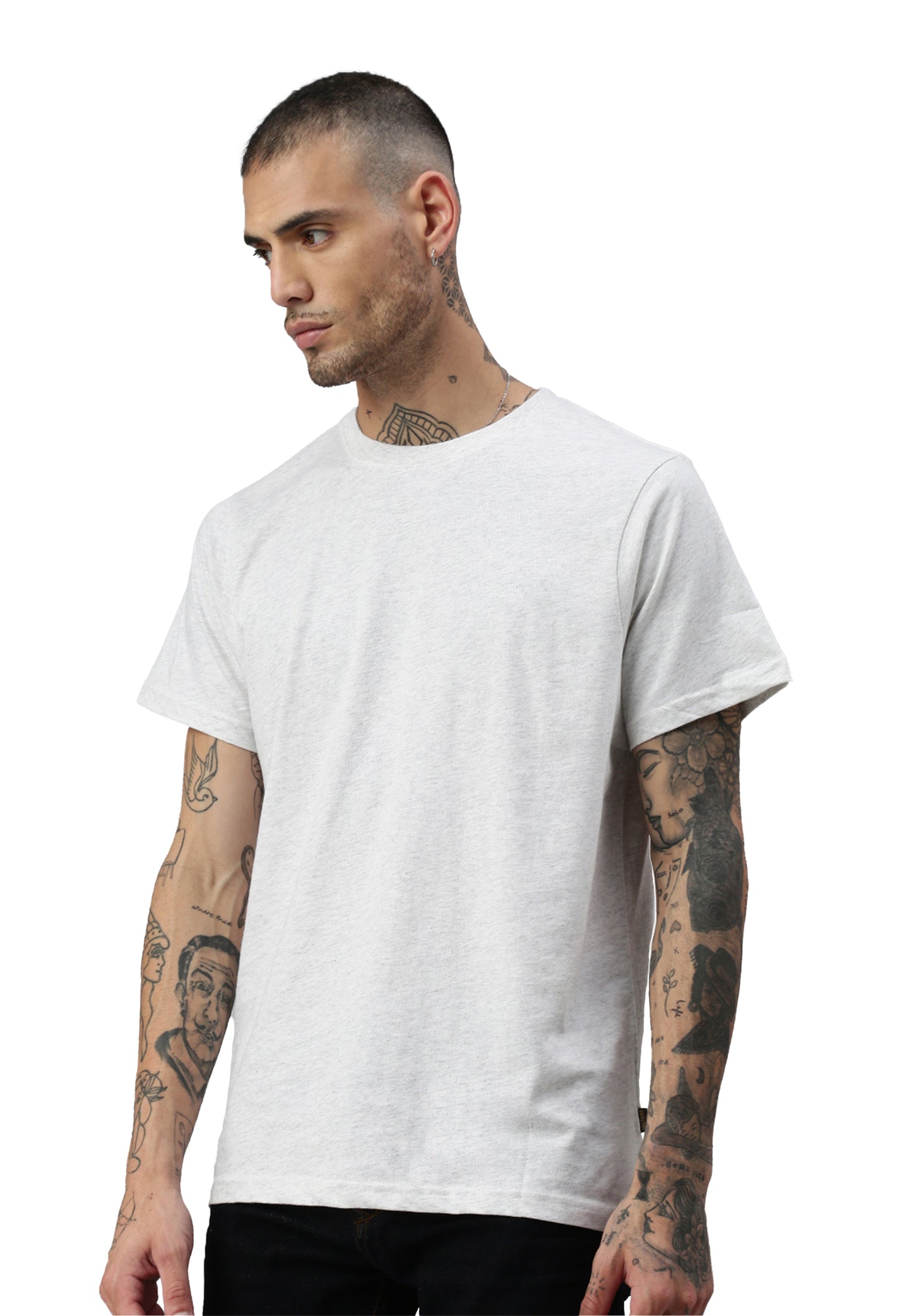 Switcher unisex shirt bob II color/43 blanc chine