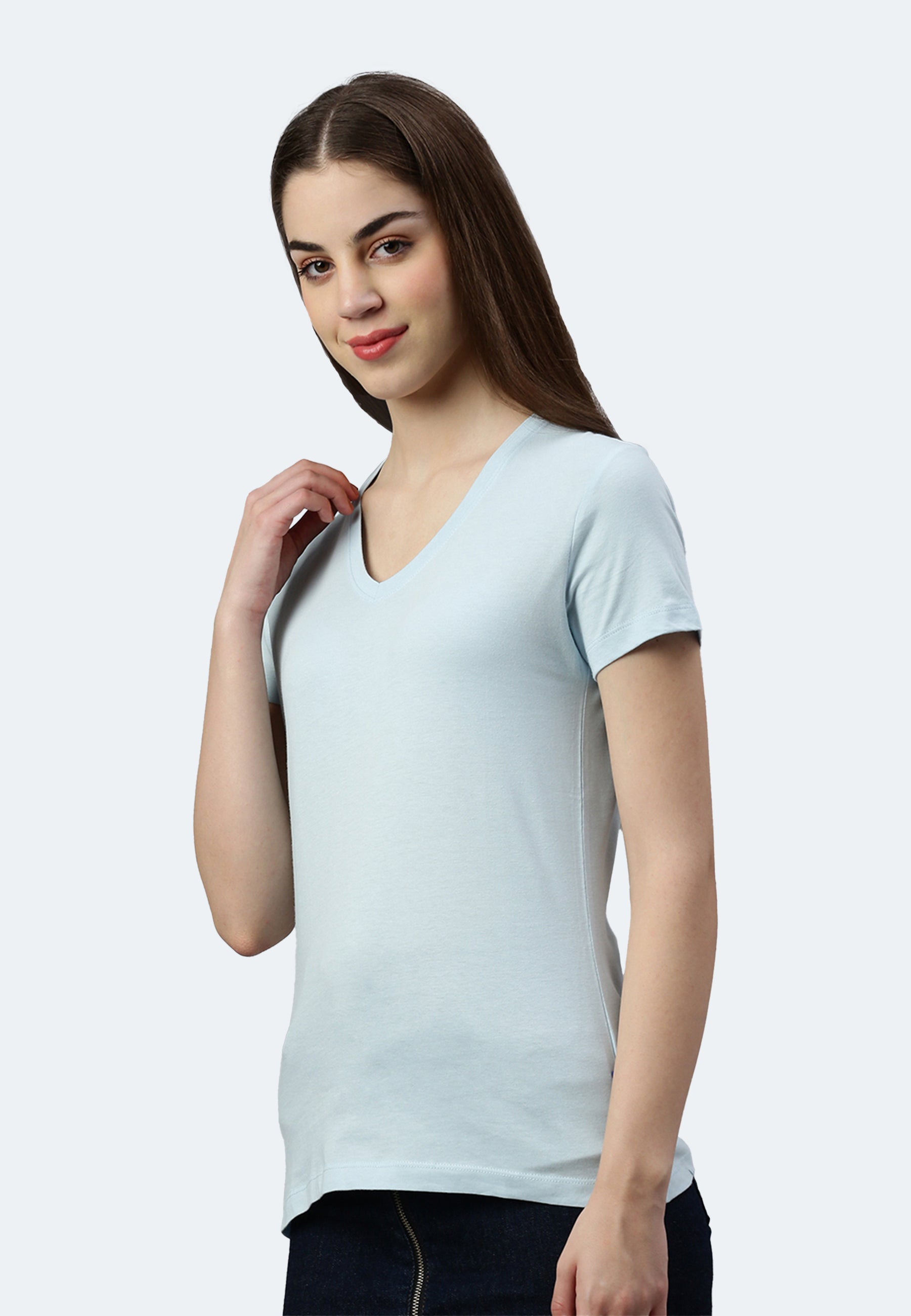 Switcher shirt Lady whale color/blue angel