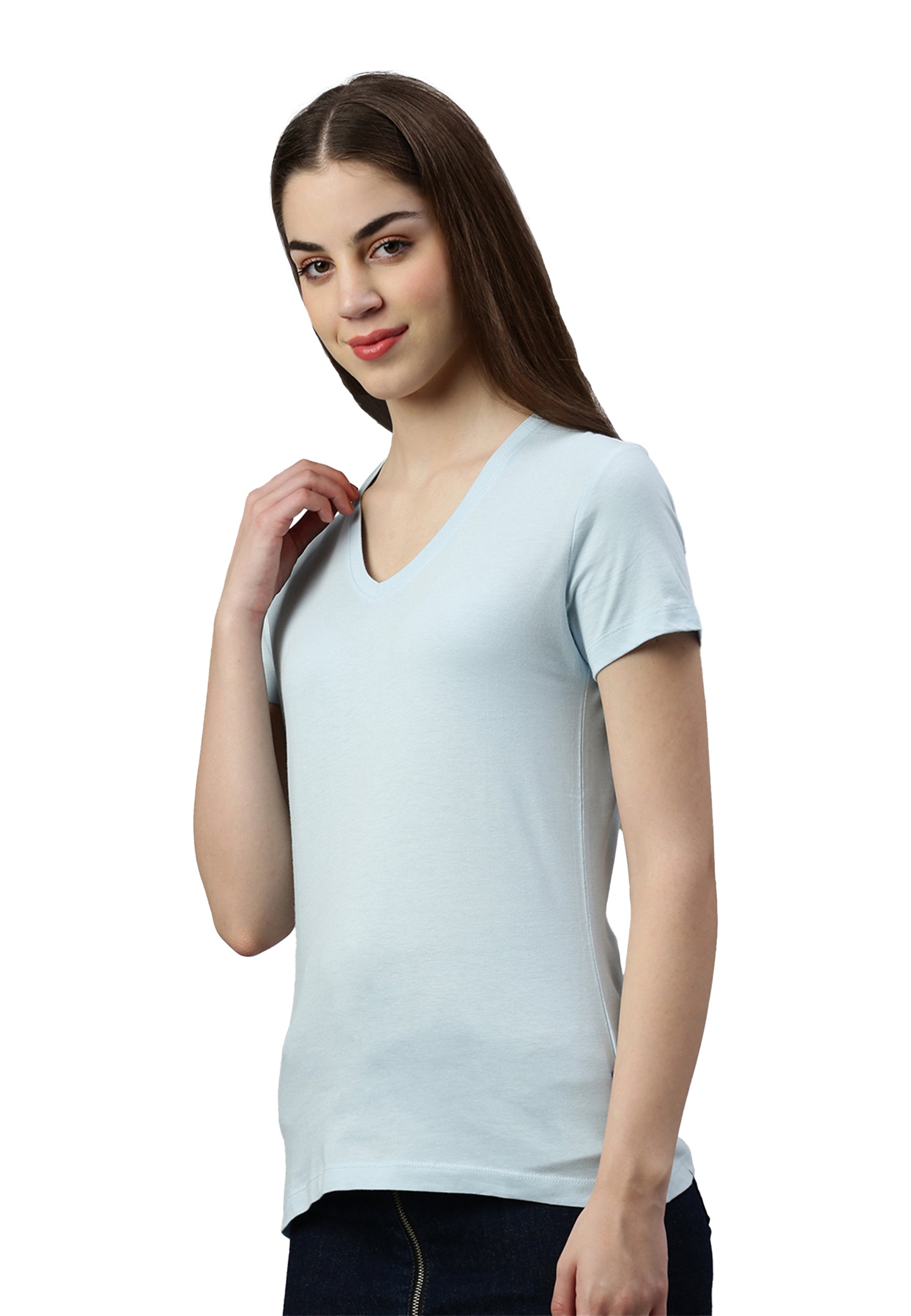 Switcher shirt Lady whale color/blue angel