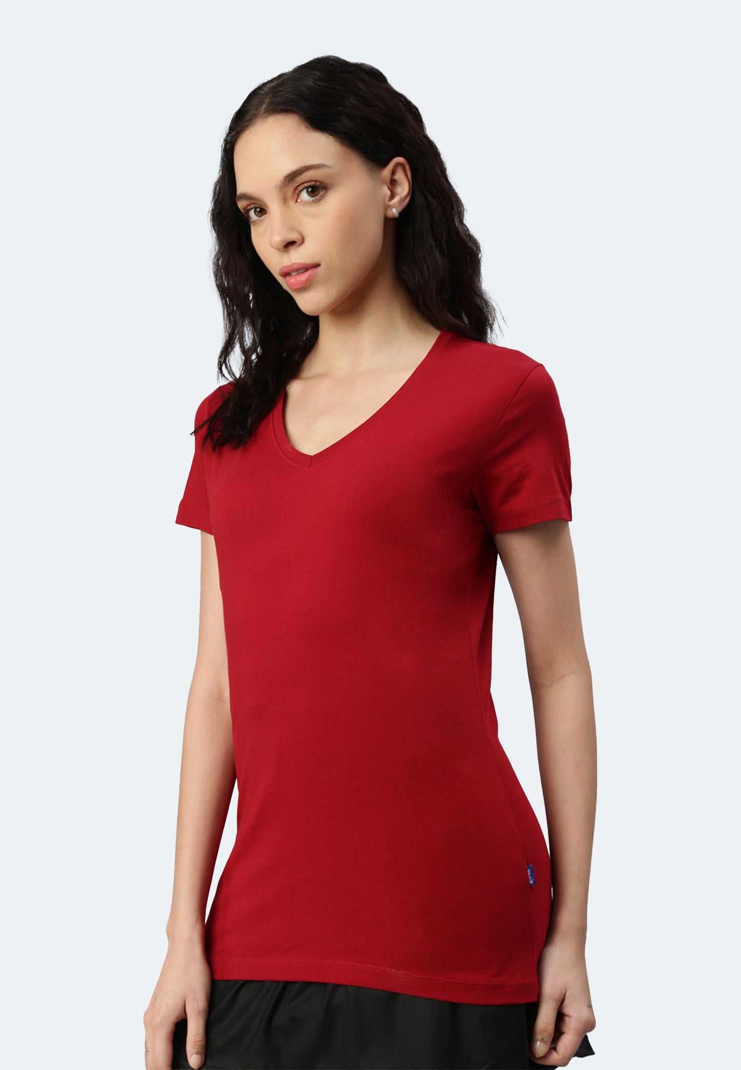 Switcher shirt Lady whale color/107 ketchup