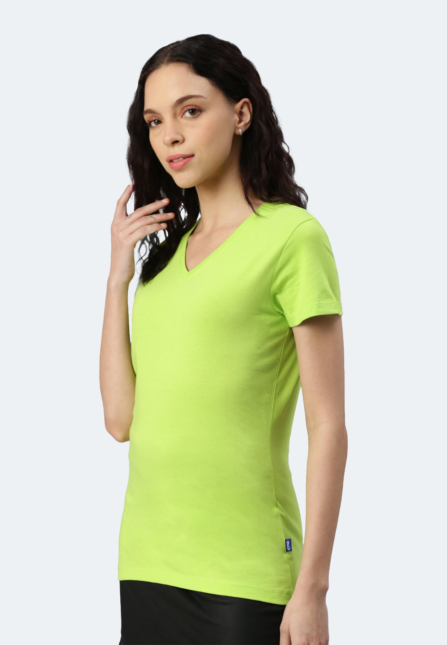 Switcher shirt Lady whale color/364 lime