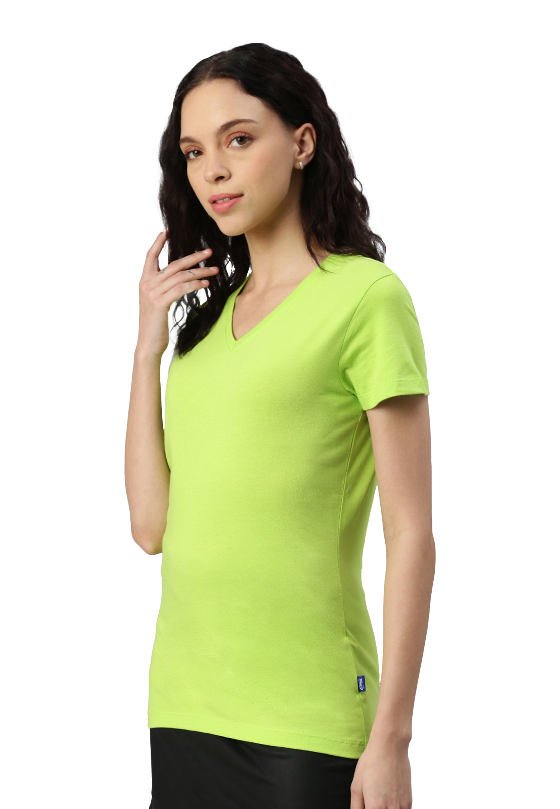 Switcher shirt Lady whale color/limette