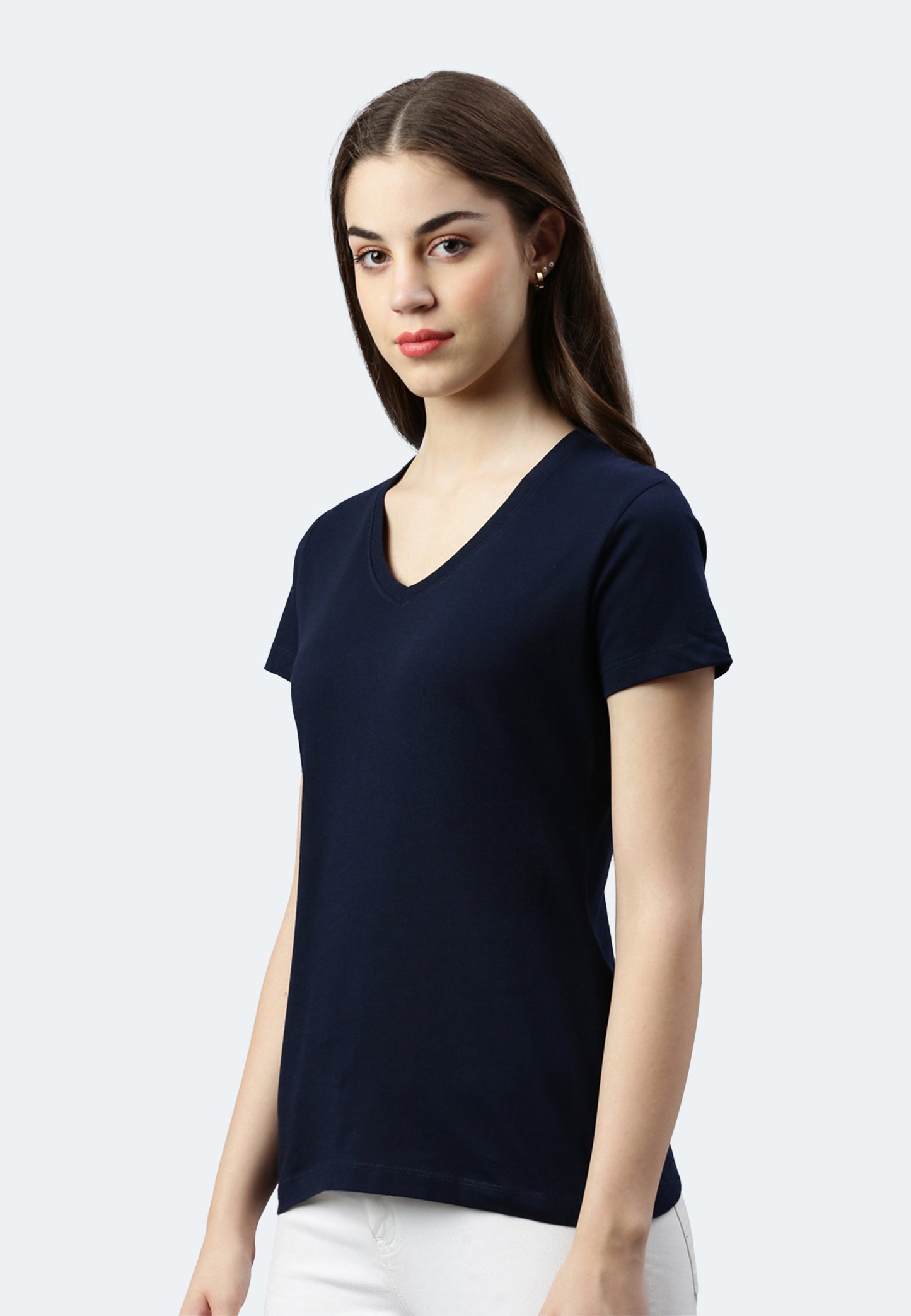 Switcher shirt Lady whale color/20 navy
