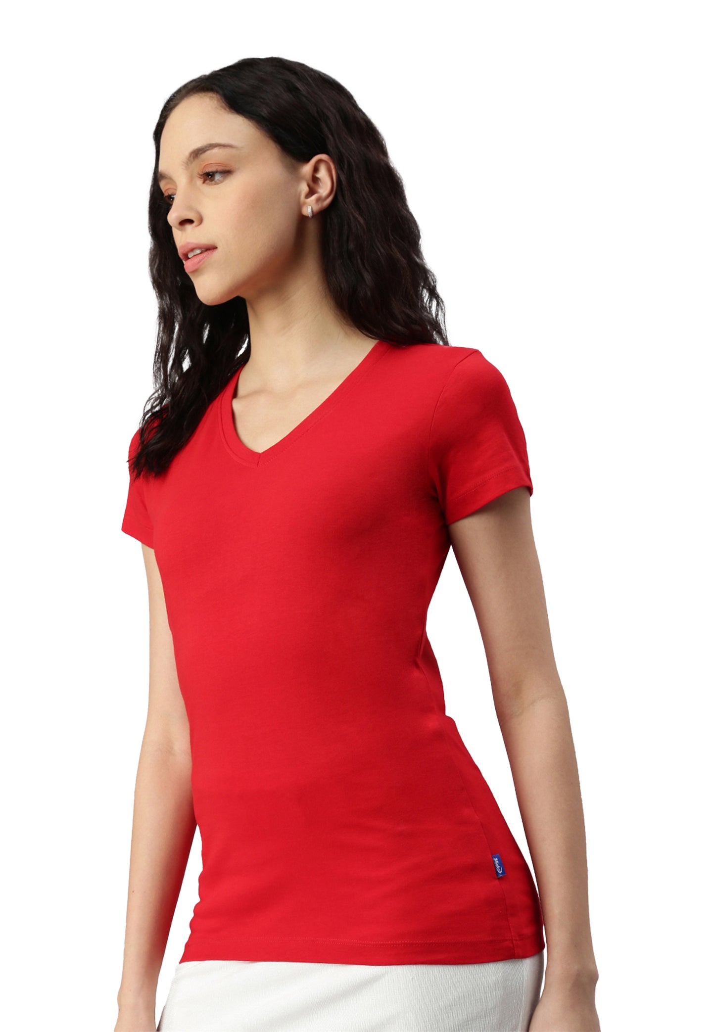 Switcher shirt Lady whale color/10 rouge