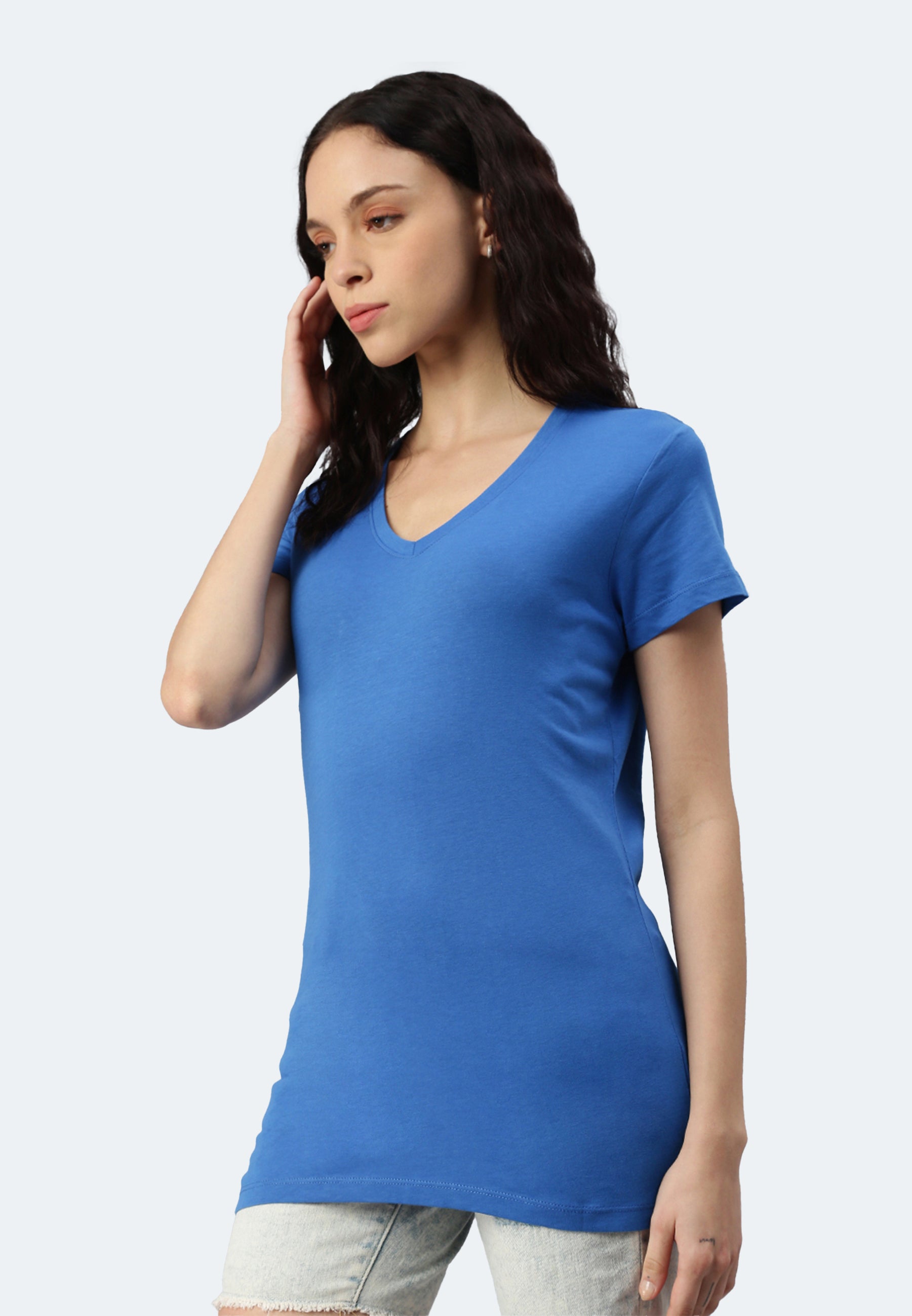 Switcher shirt Lady whale color/windows blue