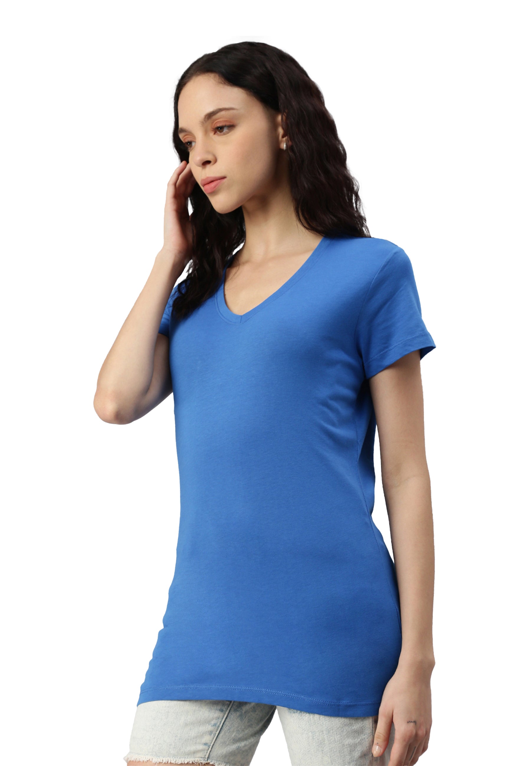 Switcher shirt Lady whale color/windows blue