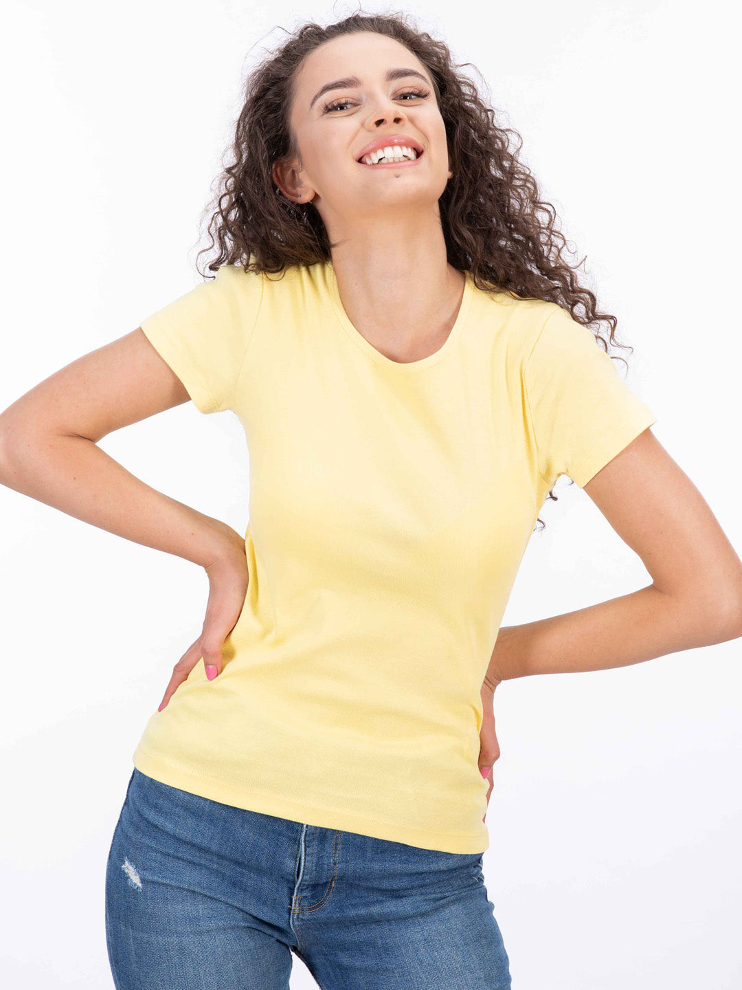 Organic Cotton Jersey Top Popcorn Yellow Organic Cotton Jersey Top Popcorn Yellow
