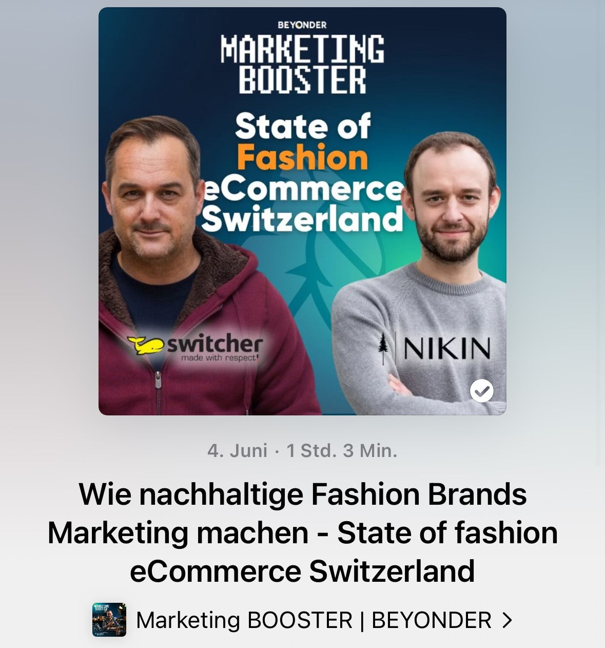 How sustainable fashion brands do marketing - State of fashion eCommerce Switzerland