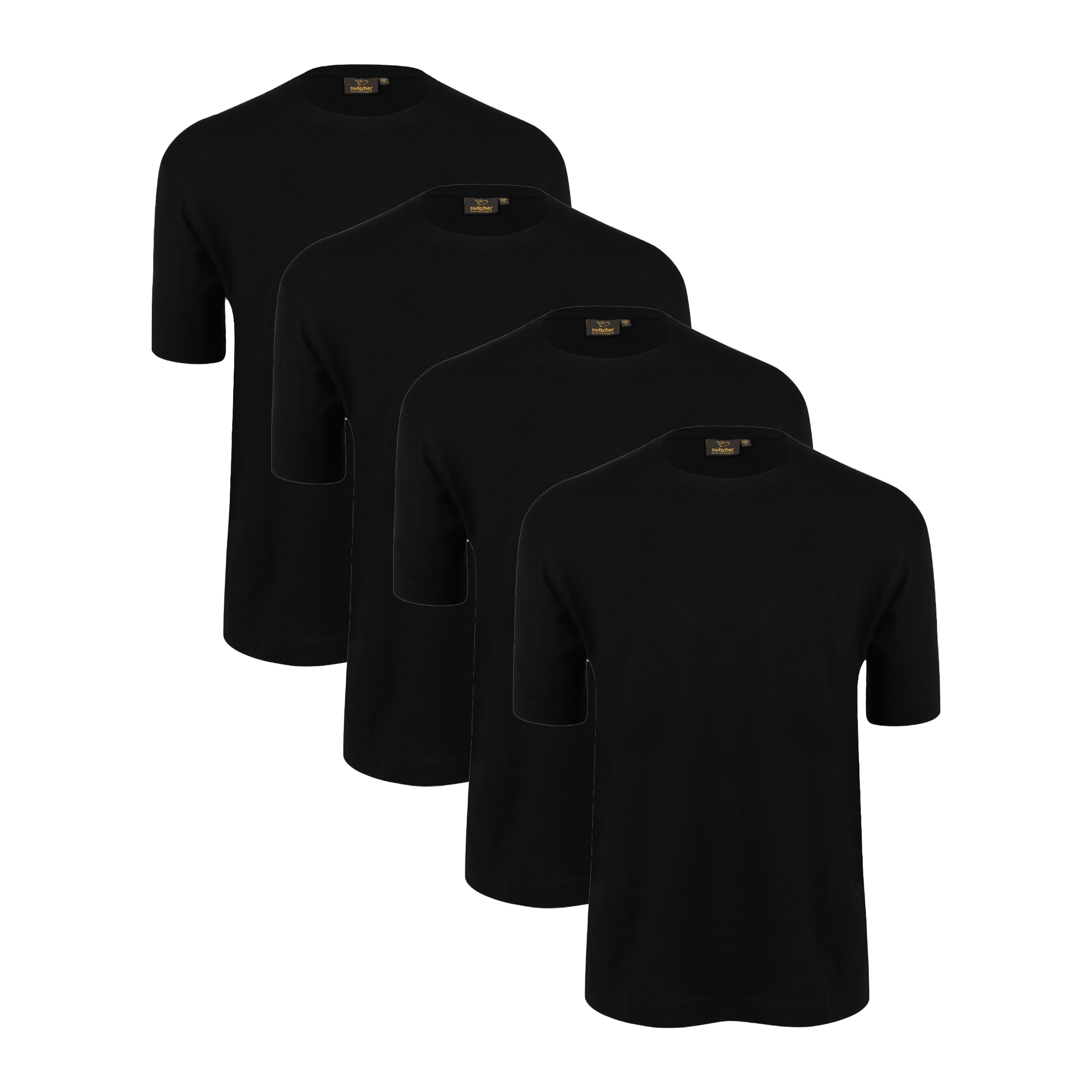 4-Pack-Classic T-Shirt Black Bob 2001