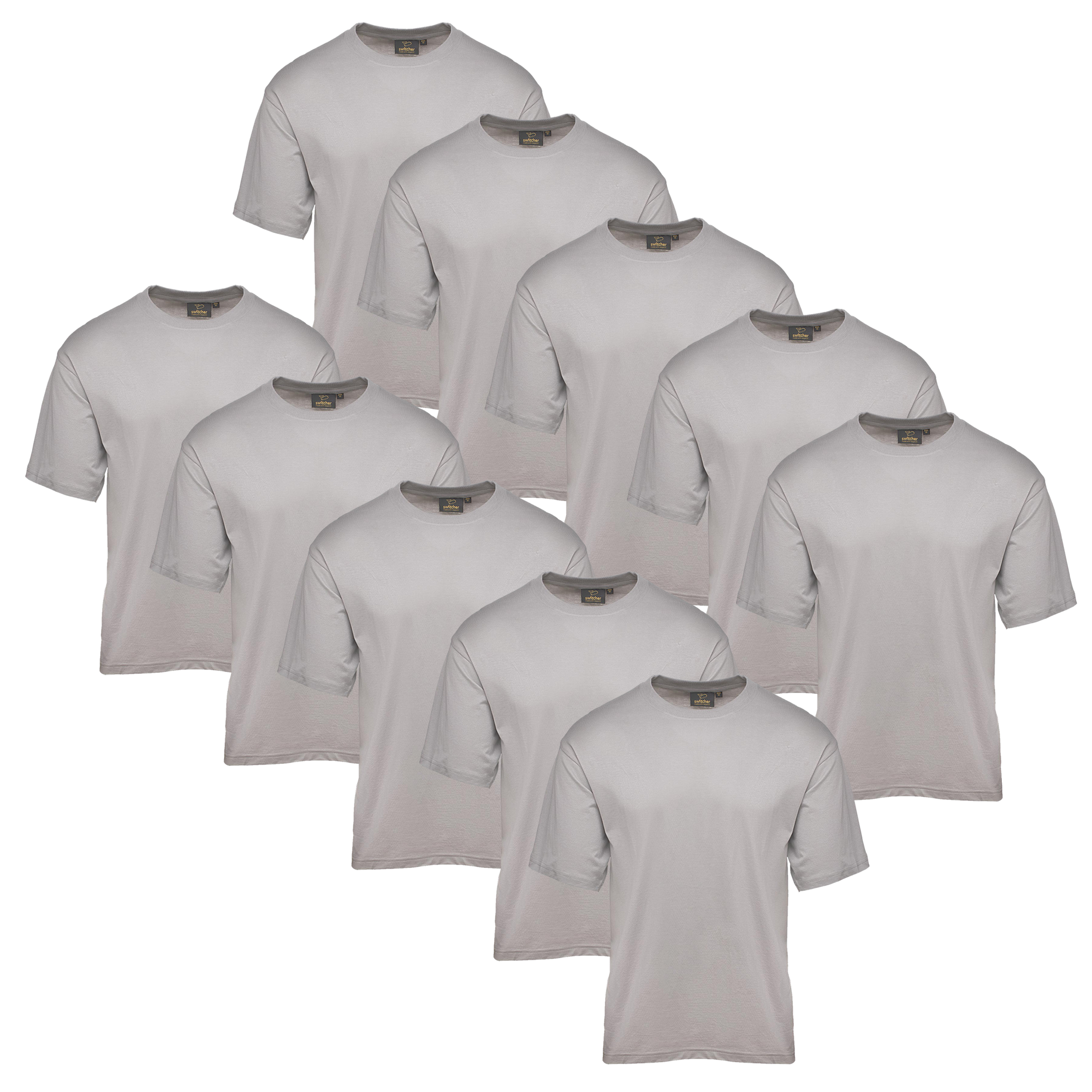 9-pack Classic T-shirt gray mottled Bob 2001