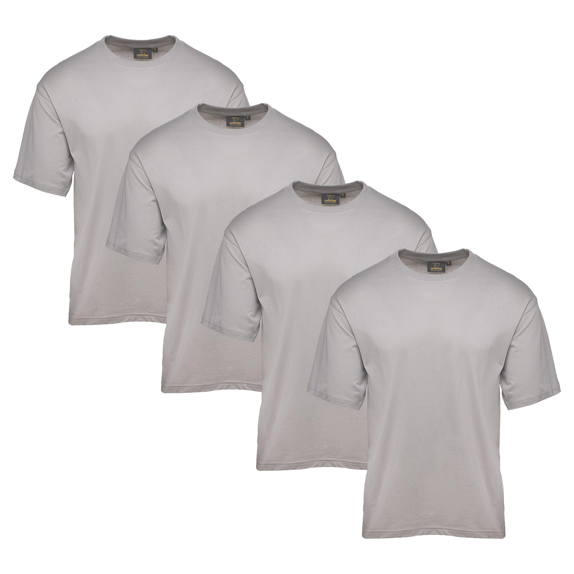 4-Pack-Classic T-Shirt Gray Bob 2001