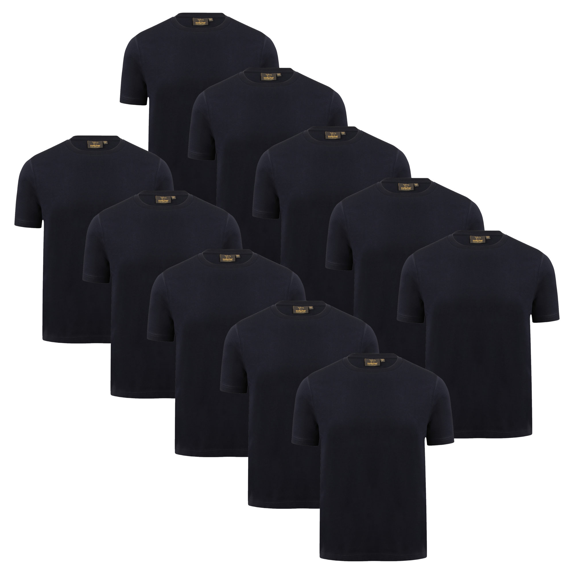 9-pack T-shirt Regular BobII 2018