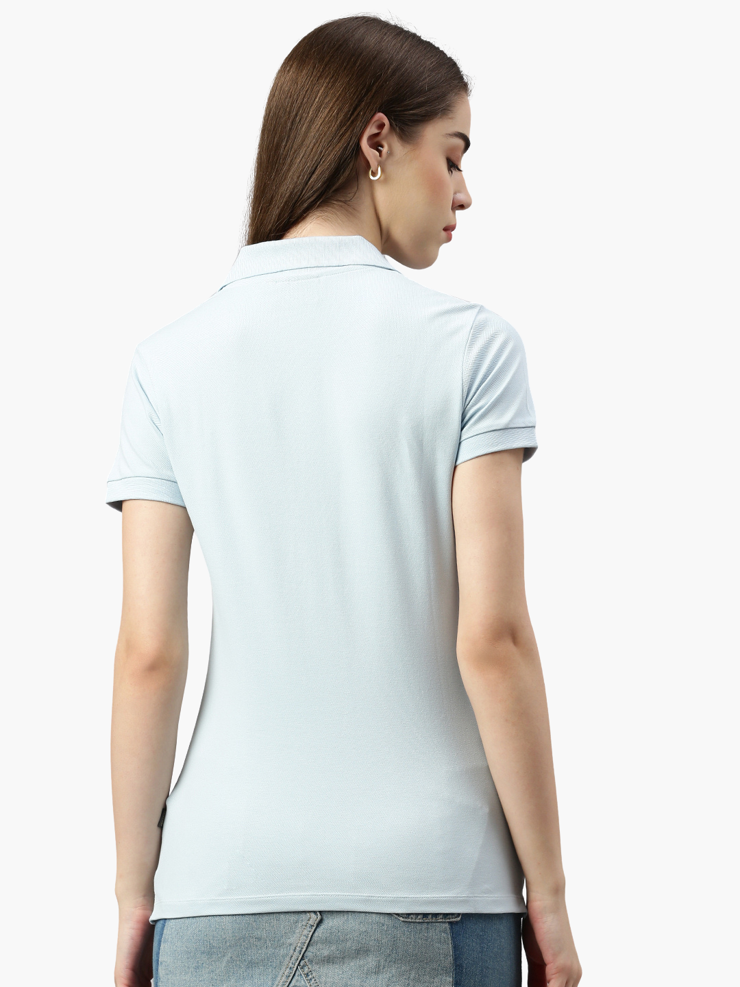 Stretch organic piqué polo shirt Stacy 4030