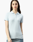 Stretch organic piqué polo shirt Stacy 4030