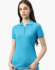 Stretch organic piqué polo shirt Stacy 4030