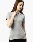 Stretch organic piqué polo shirt Stacy 4030