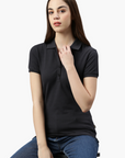 Stretch organic piqué polo shirt Stacy 4030