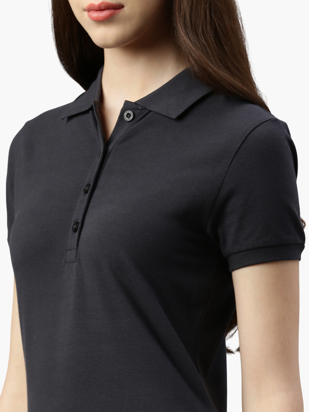 Stretch organic piqué polo shirt Stacy 4030