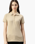 Stretch organic piqué polo shirt Stacy 4030