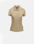 Stretch organic piqué polo shirt Stacy