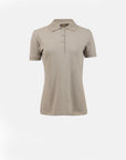 Stretch organic piqué polo shirt Stacy