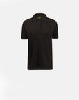 Stretch organic piqué polo shirt Stacy