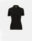 Stretch organic piqué polo shirt Stacy