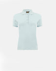 Stretch organic piqué polo shirt Stacy