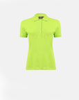 Stretch organic piqué polo shirt Stacy