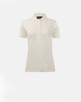 Stretch organic piqué polo shirt Stacy