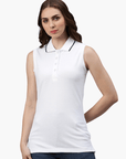 Sleeveless Airtex polo shirt Gabriela 4031