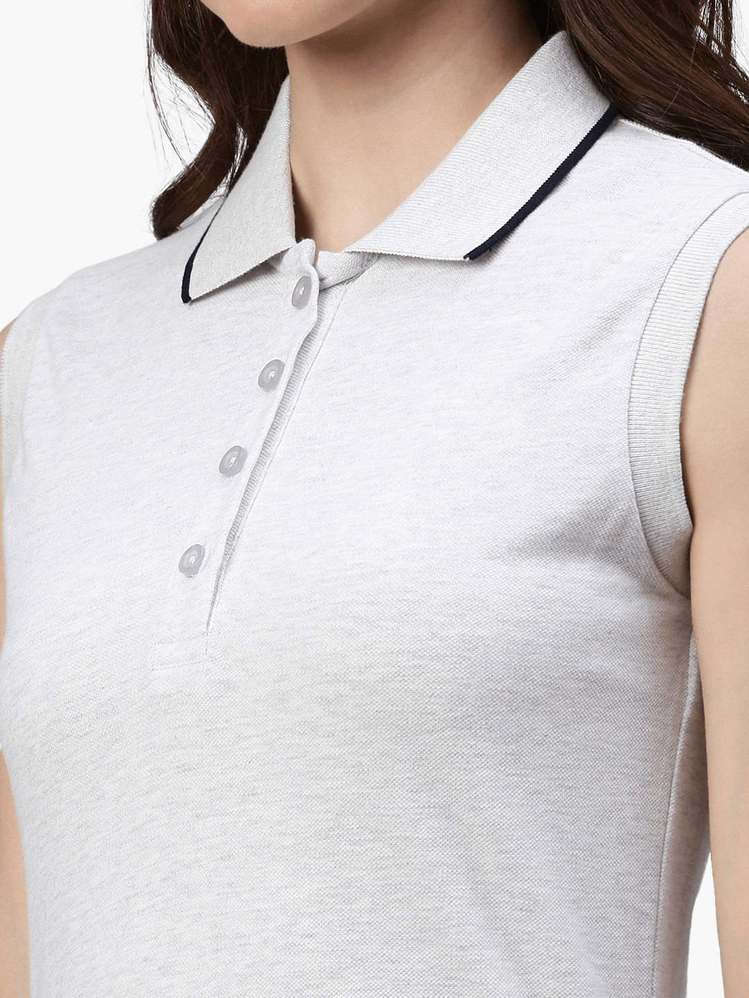 Sleeveless Airtex polo shirt Gabriela 4031