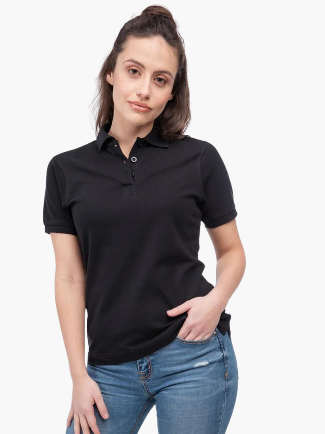 Ladies aertex polo shirts clearance