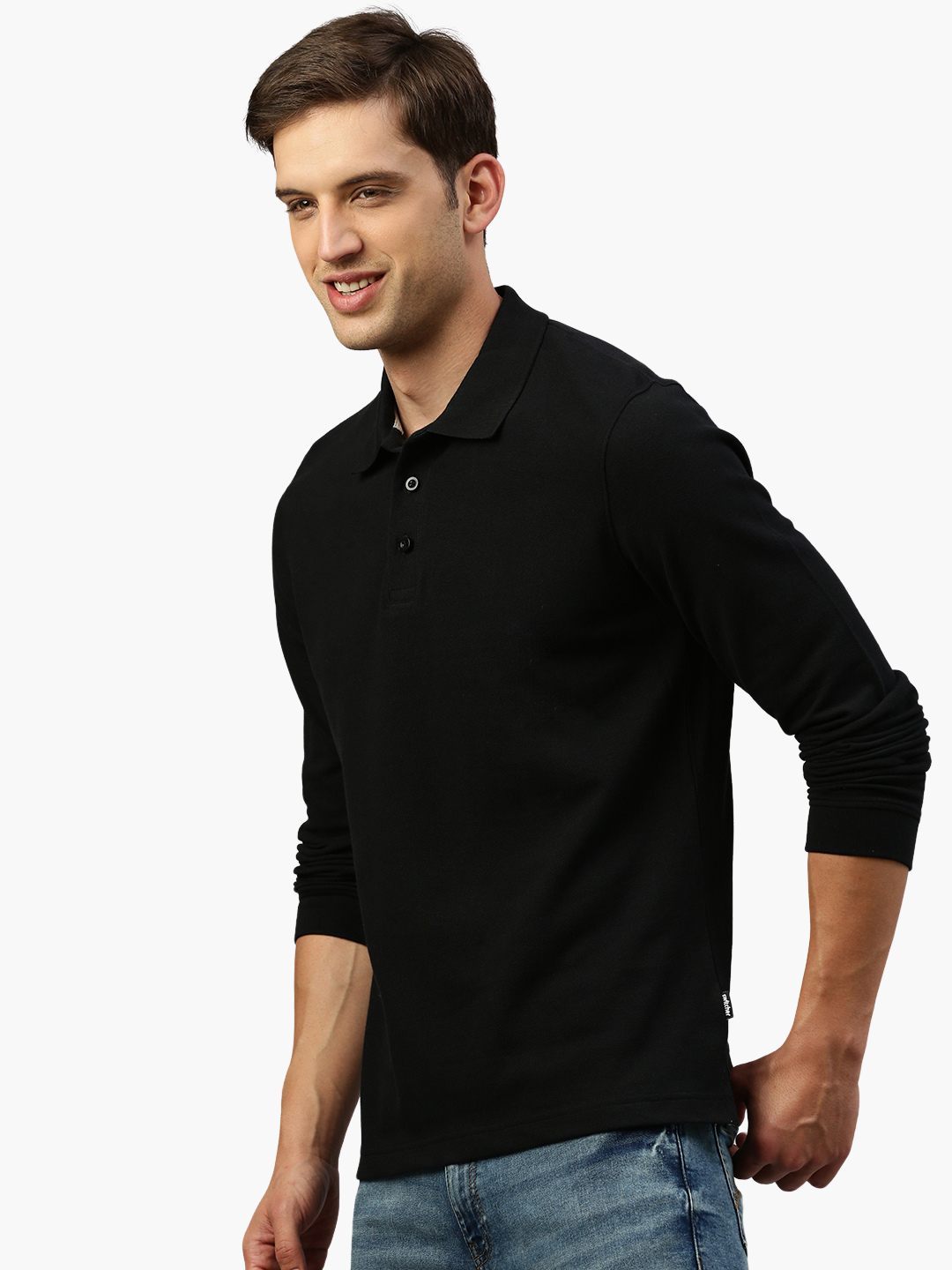 Long sleeve cotton piqué polo shirt Ralph 4907