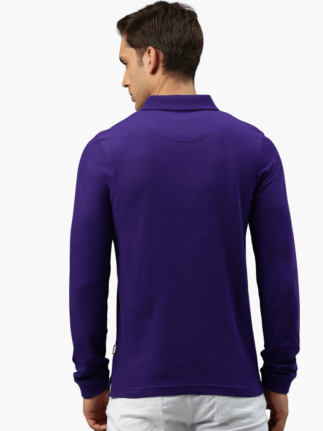 Long sleeve organic cotton piqué polo shirt Erik 4908