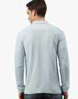 Long sleeve organic cotton piqué polo shirt Erik 4908