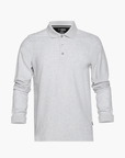 Long sleeve organic cotton piqué polo shirt Erik 4908