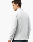 Long sleeve organic cotton piqué polo shirt Erik 4908