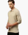 Long sleeve organic cotton piqué polo shirt Erik 4908