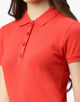 Stretch organic piqué polo shirt Stacy 4030