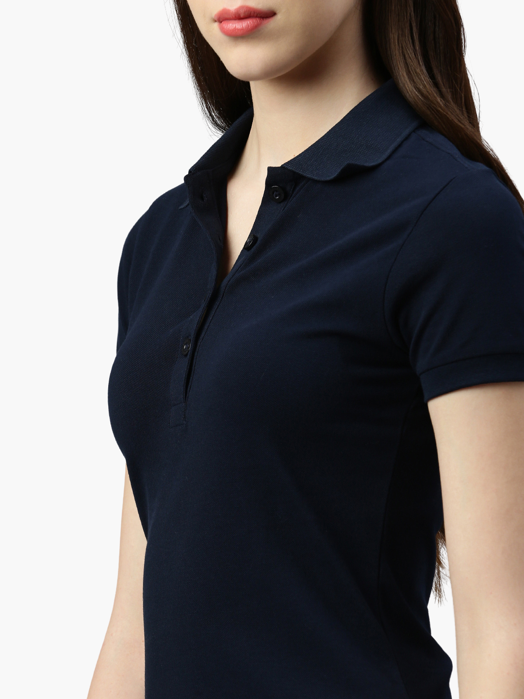 Stretch organic piqué polo shirt Stacy 4030