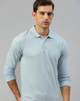 Long sleeve organic cotton piqué polo shirt Erik 4908