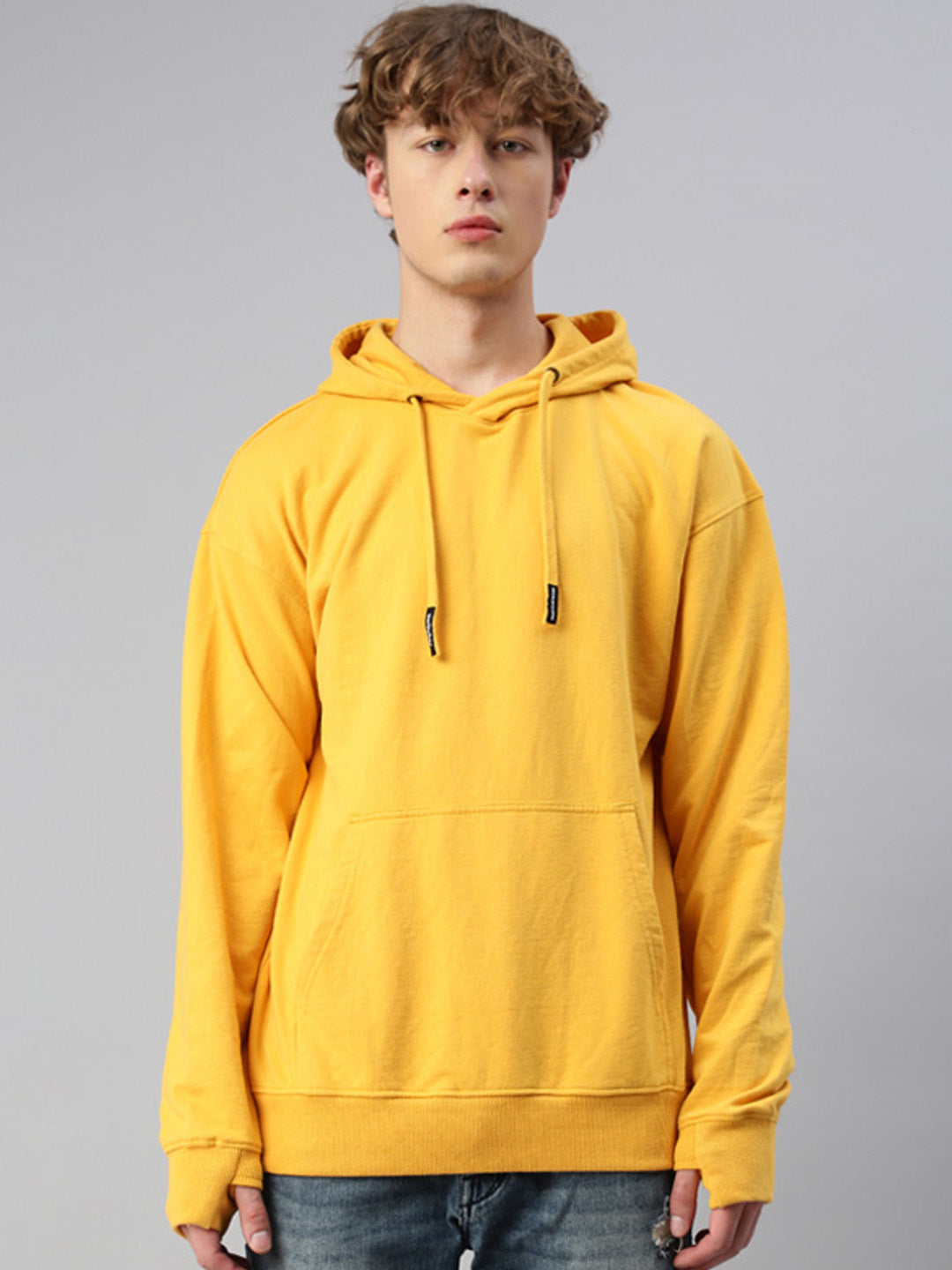 Yellow men's hoodie