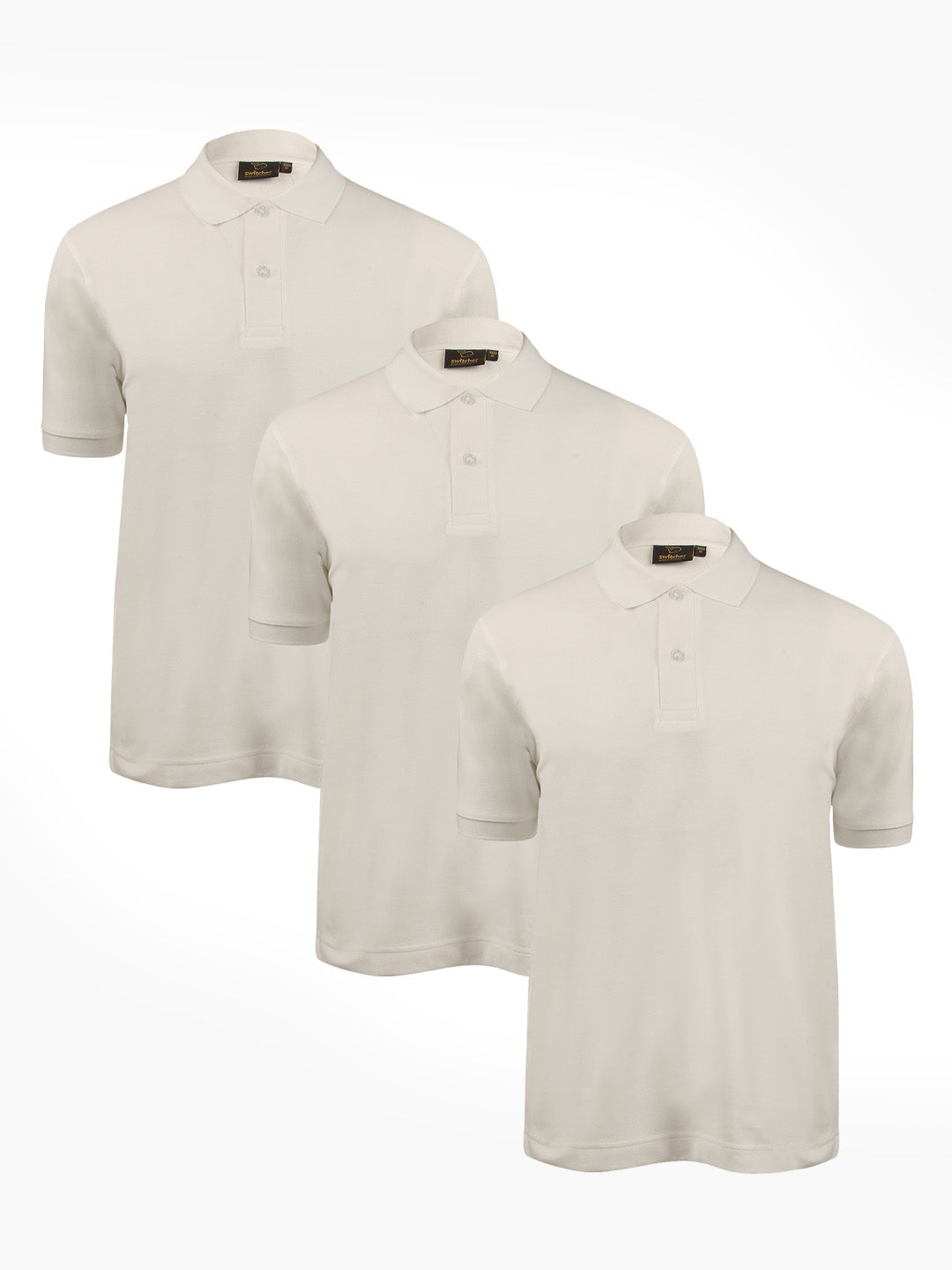 Switcher men's polo samuel color/1 blanc