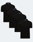 4-pack Airtex piqué polo shirt Whale