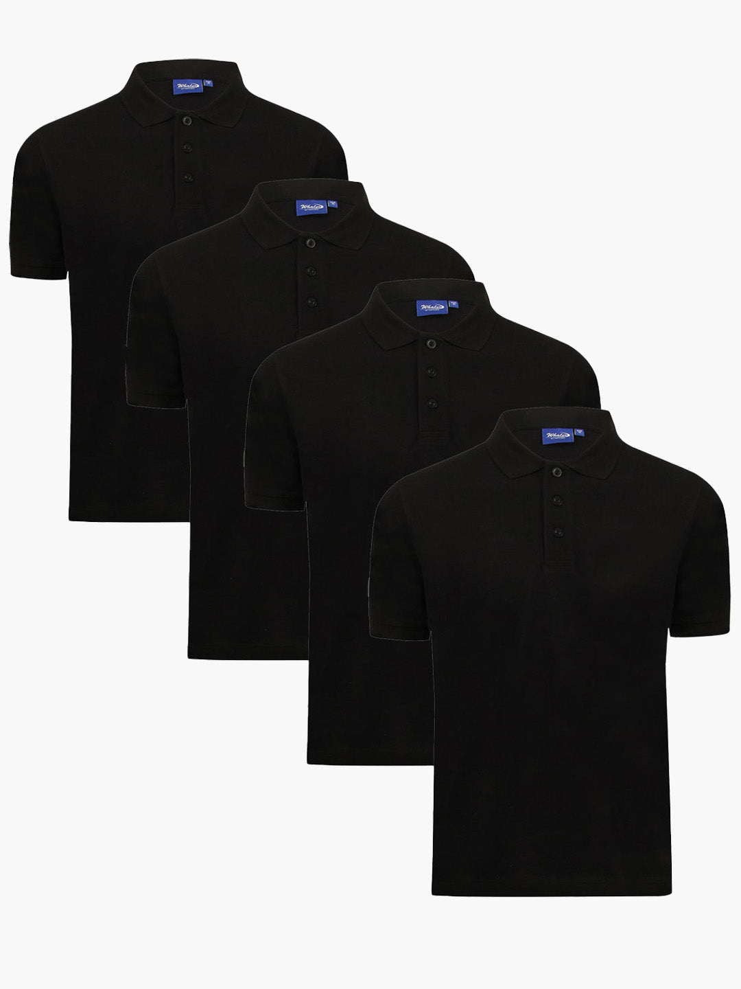4-pack Airtex piqué polo shirt Whale