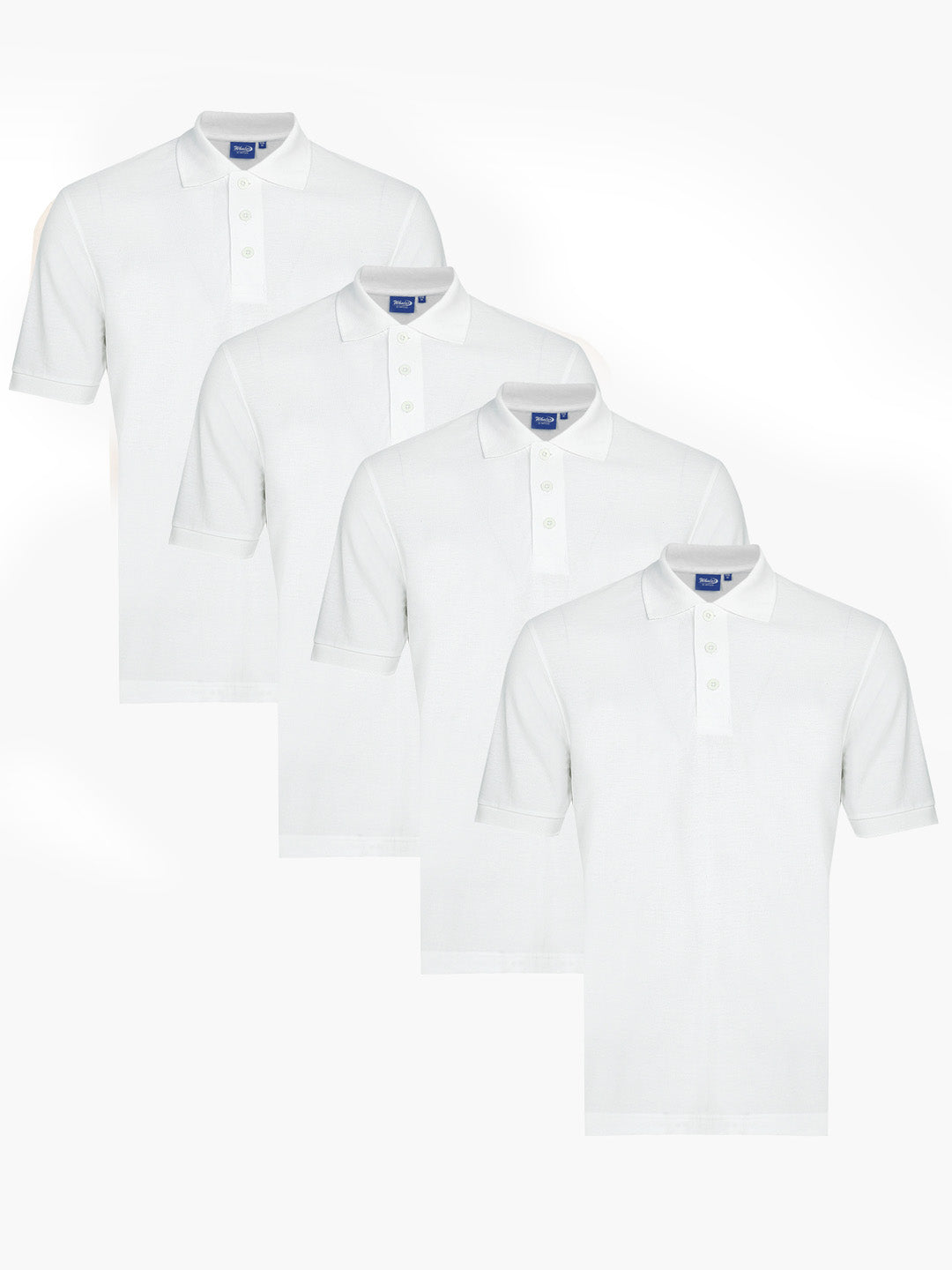 4-pack Airtex piqué polo shirt Whale