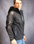 Mens Combin Recycled Polyester Hooded Softshell Jacket